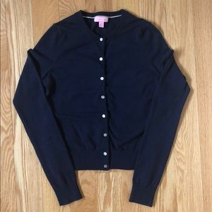 Lilly Pulitzer Button Front Crew Neck Cardigan